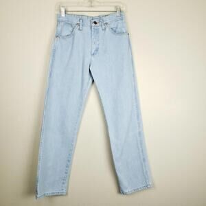Vintage Wrangler Light Blue Straight Jeans 28 x 30